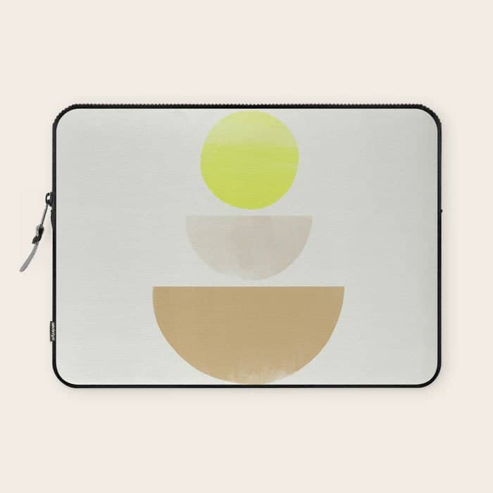 Balancing Shapes No.1 | Neon Laptop Sleeve