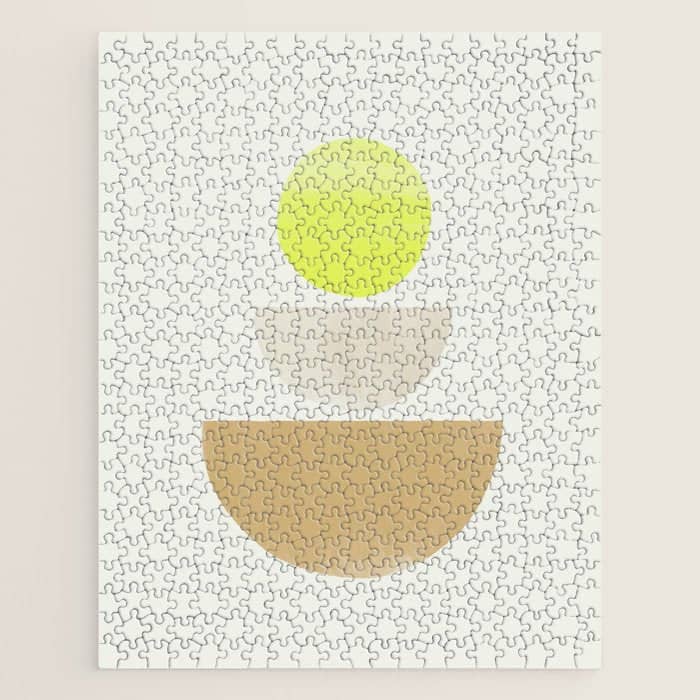 Balancing Shapes No.1 | Neon Jigsaw Puzzle