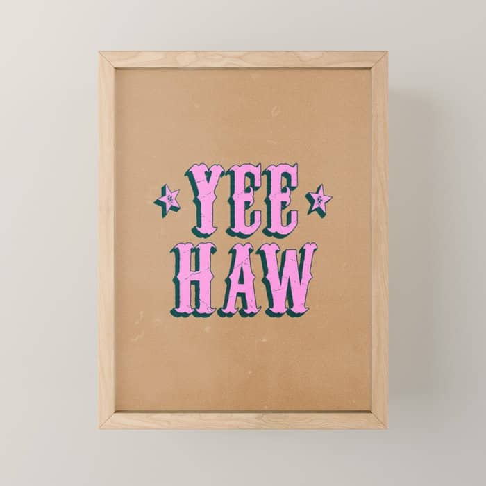 Yee Haw: Full Rodeo Edition Mini Art Print