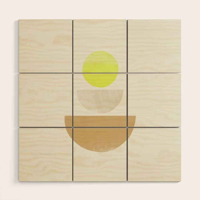 Balancing Shapes No.1 | Neon Wood Wall Art