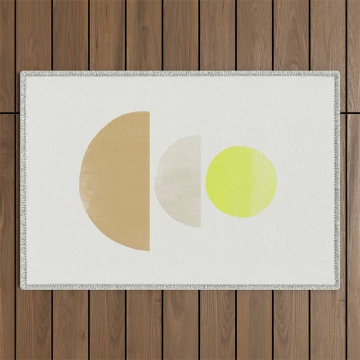 Balancing Shapes No.1 | Neon Outdoor Rug