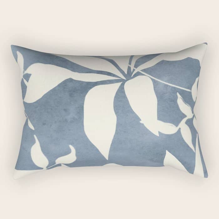 Botanical Abstract Art 12 Rectangular Pillow