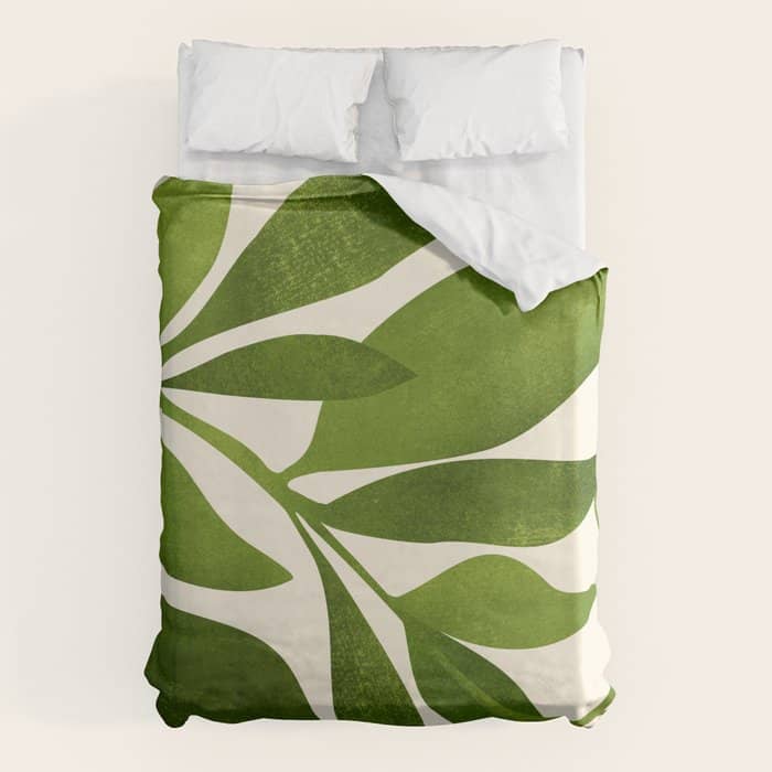 The Wanderer - House Plant Illustration Duvet Cover