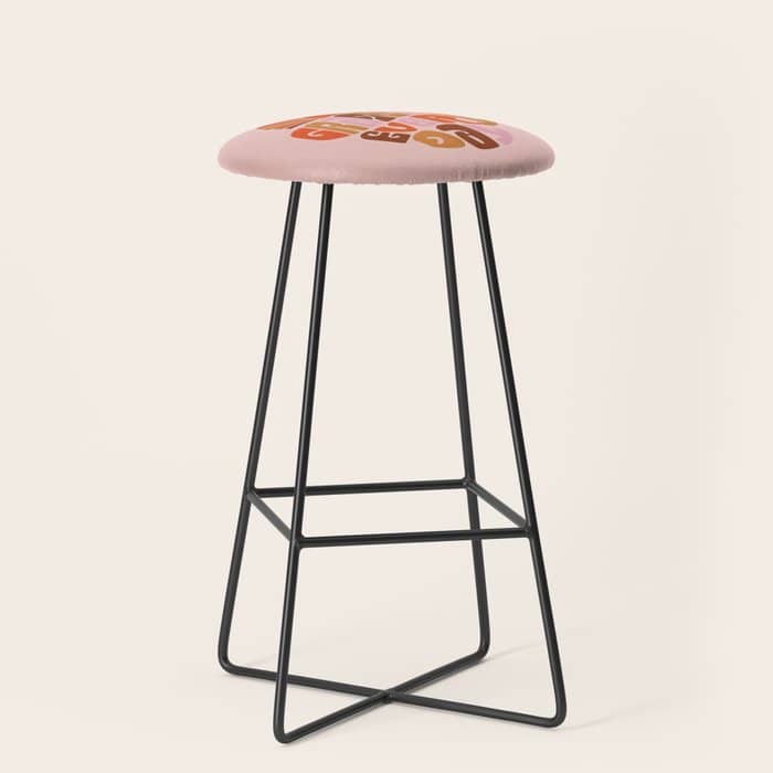 Grateful Everyday - 70s Hippie Style  Stool