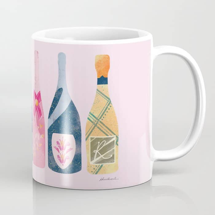 Champagne Bottles - Pink Ver. Coffee Mug