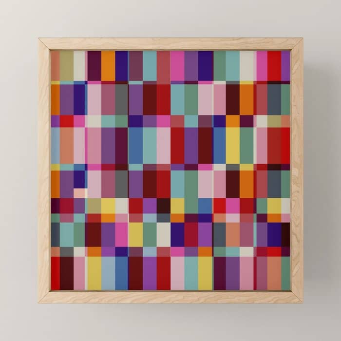 Futuristic Cyber Crossing Mini Art Print