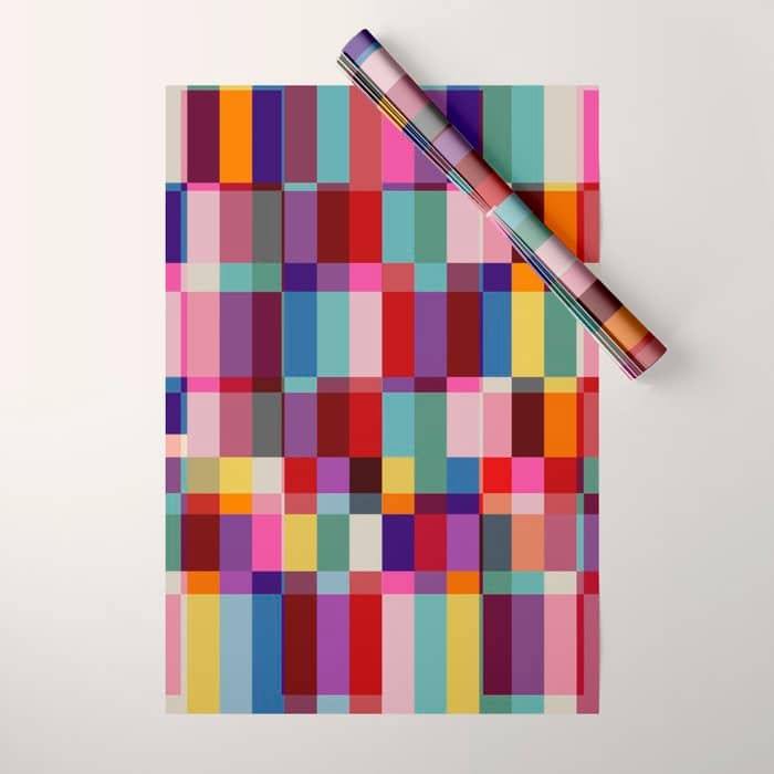 Futuristic Cyber Crossing Wrapping Paper