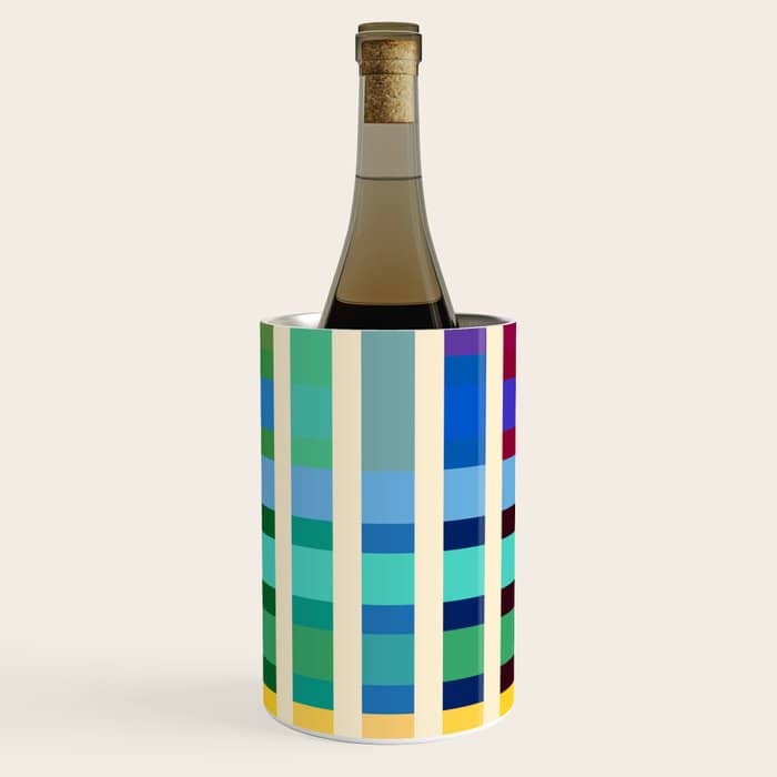 Futuristic Cyber Rainbow Crossing Wine Chiller