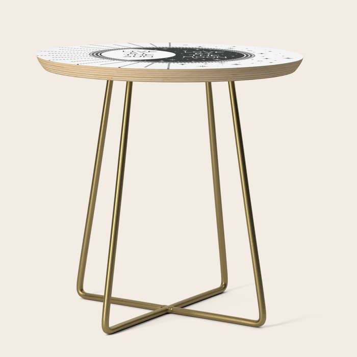 Live By The Sun Love By The Moon Side Table