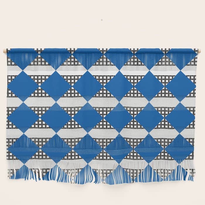 Modern Boho (Sapphire Blue) Wall Hanging