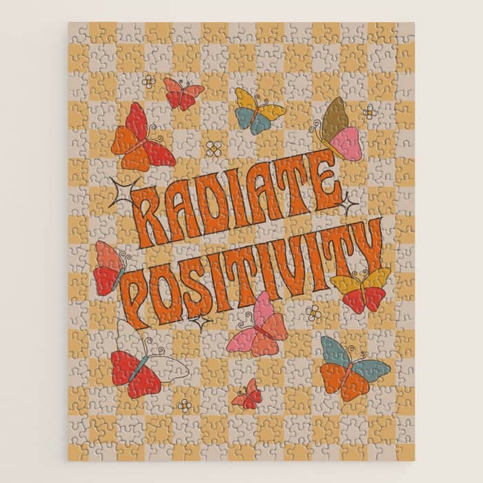 Radiate Positivity Butterflies Jigsaw Puzzle