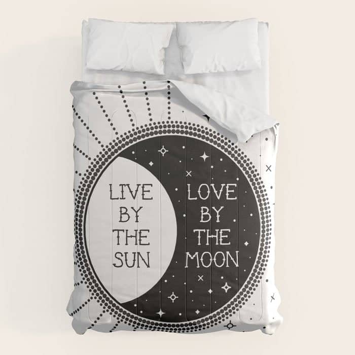 Live By The Sun Love By The Moon Comforter