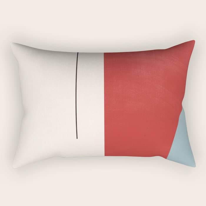 Minimal Geometric Abstraction 28 Rectangular Pillow