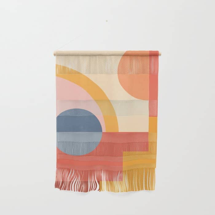 Abstract Geometric Shapes 31 Wall Hanging