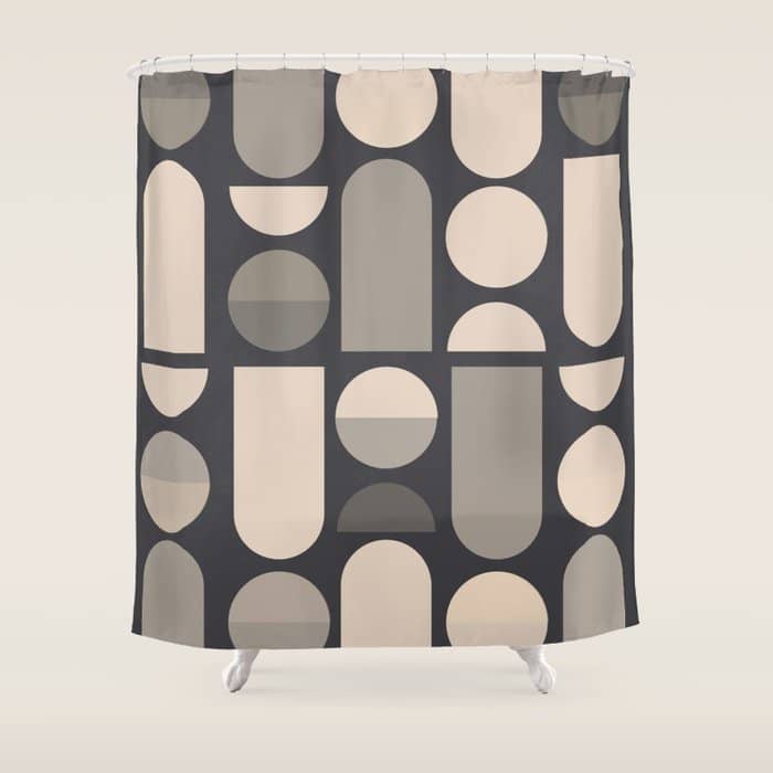 Abstract Geometric Shapes 73 Shower Curtain