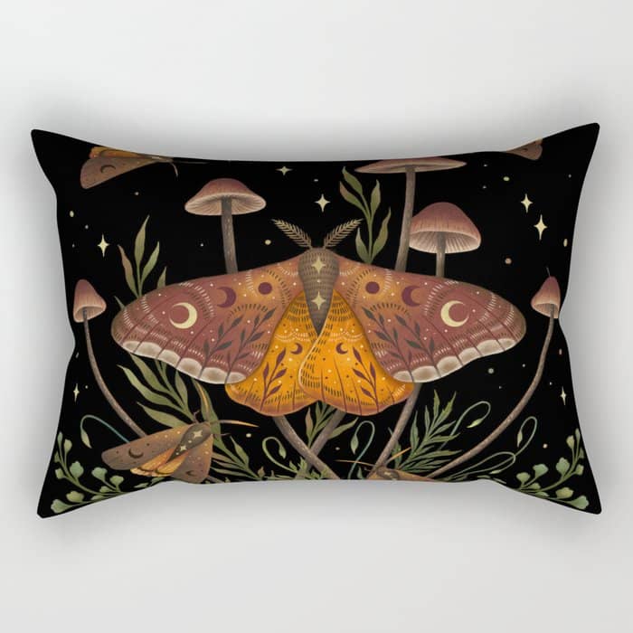 Autumn Light Underwing Rectangular Pillow