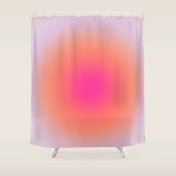Vintage Colorful Gradient Shower Curtain
