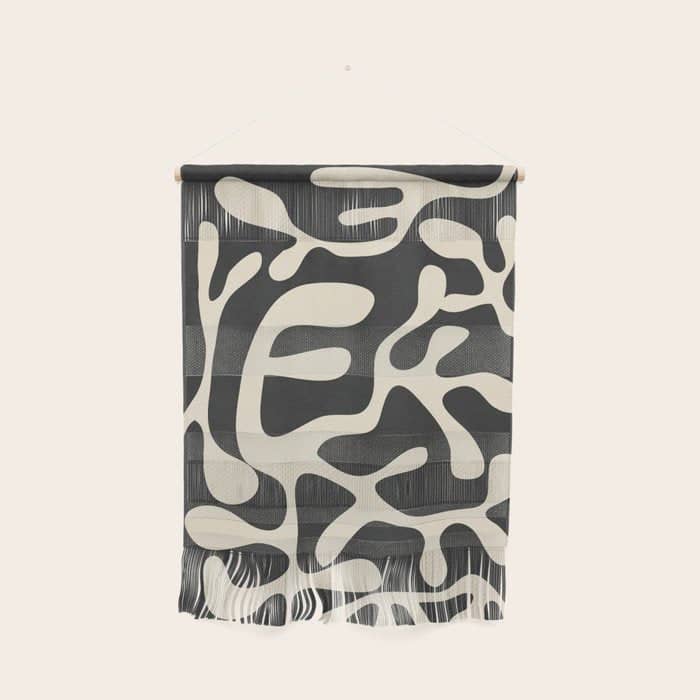 Minimalist Abstract Leaves 1 Wall Hanging
