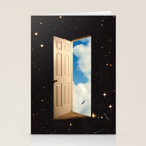 The Portal: From The Stars To The Clouds Stationery Card