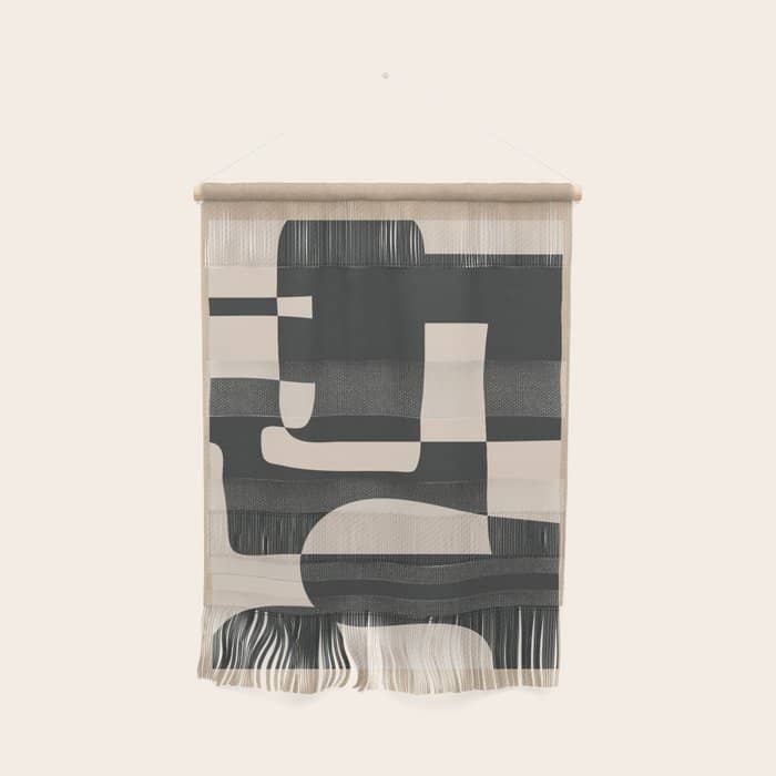 Modern Abstract Minimal Art 3 Wall Hanging