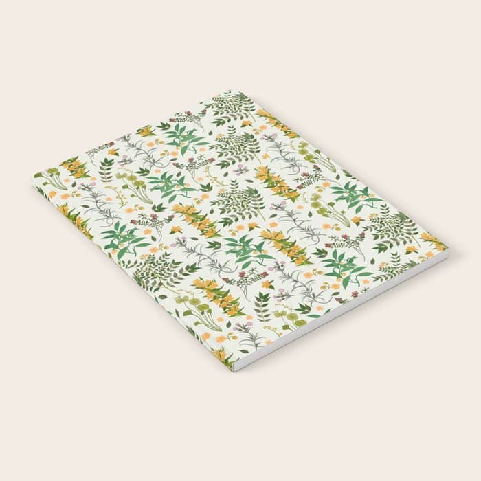 Vintage Wildflowers / Cozy Botanicals Notebook