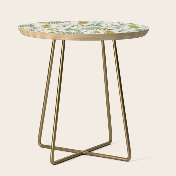 Vintage Wildflowers / Cozy Botanicals Side Table