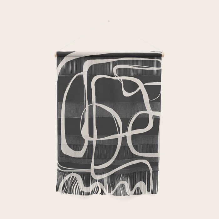 Modern Minimalist One Line Art 1 Wall Hanging