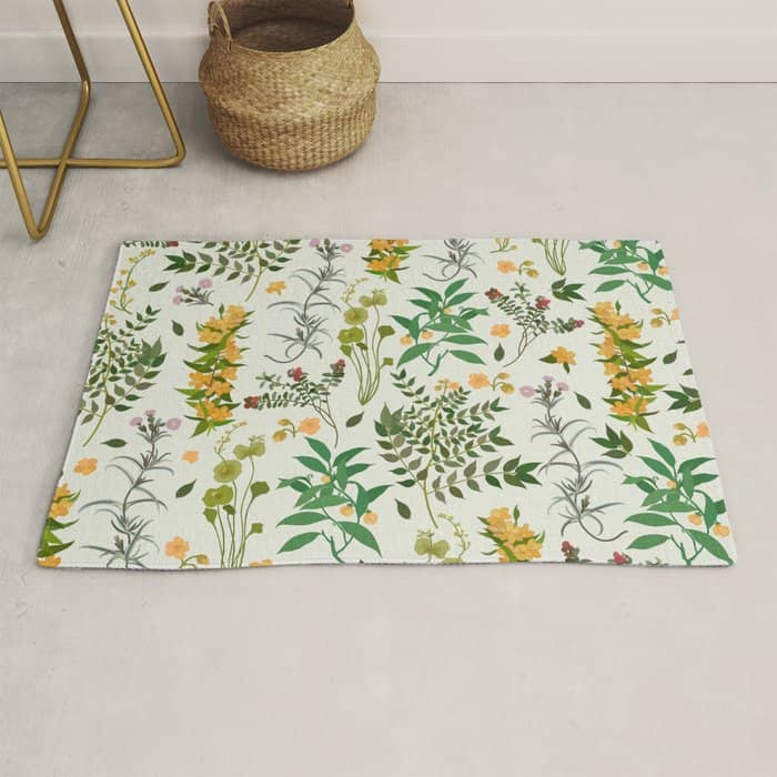 Vintage Wildflowers / Cozy Botanicals Rug
