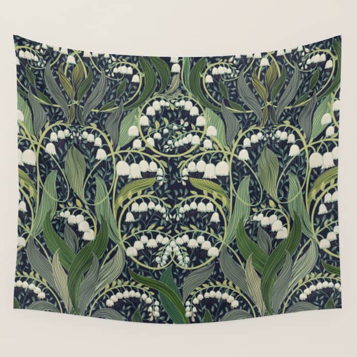 Wonderful Poisonous Lily Of The Valley Wall Tapestry