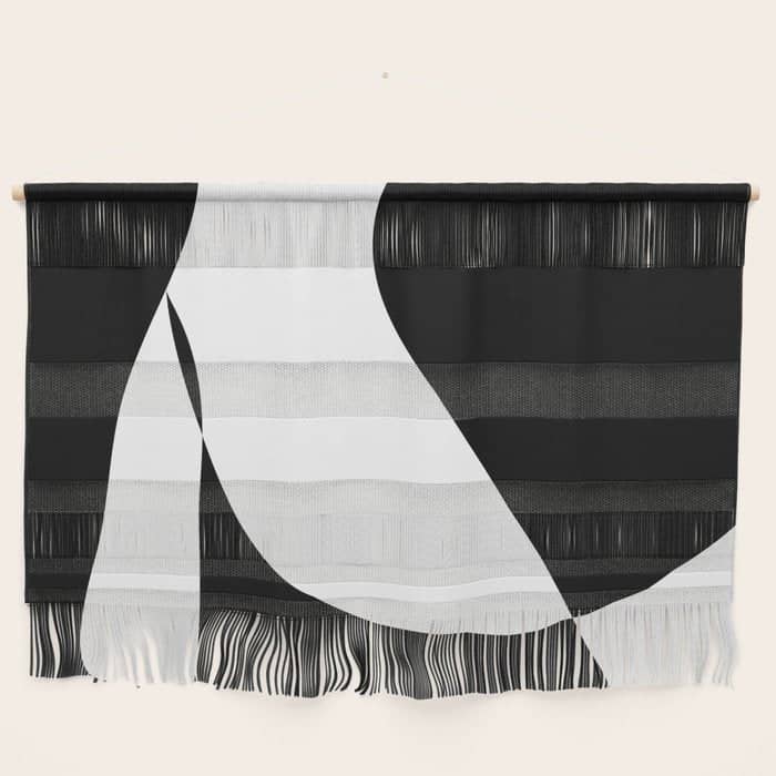 Minimalist Black And White 82 Wall Hanging