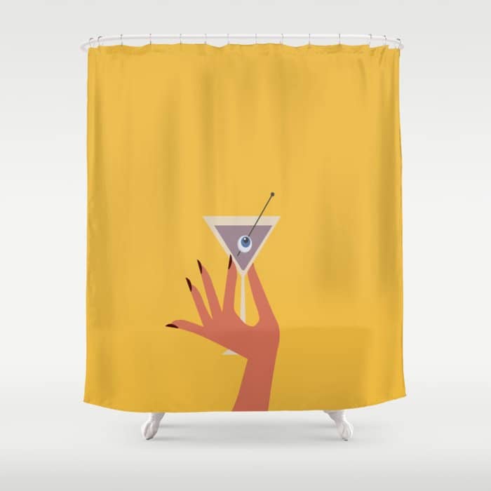 Vodka Martini - Boo Drink Shower Curtain