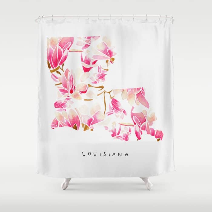 Louisiana State Flower - Magnolias Shower Curtain
