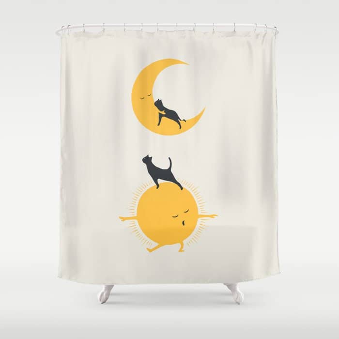 Good Meow'Ing 10 Good Night Hug Shower Curtain