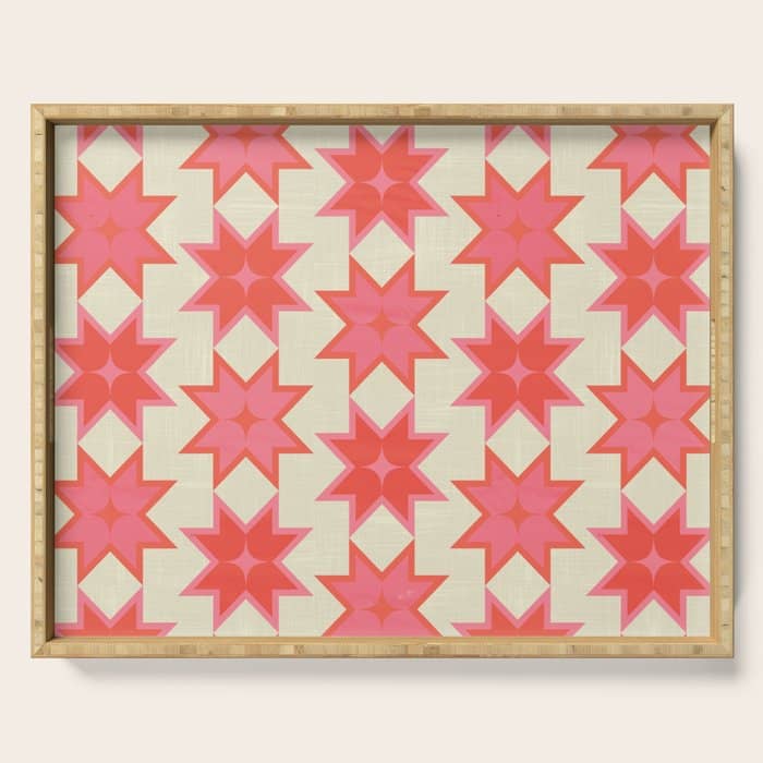 Celestial Winter Quilt Pattern Serving Tray