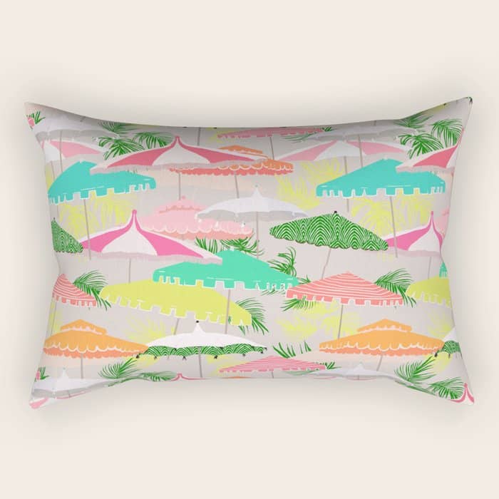 Palm Springs - Poolside Rectangular Pillow