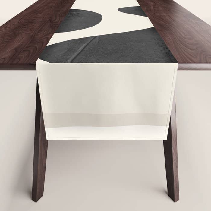 Modern Abstract Minimal Shapes 188 Table Runner