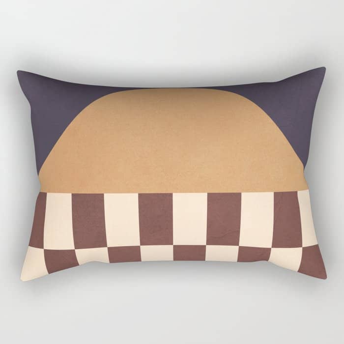 Geometric Abstraction 262 Rectangular Pillow