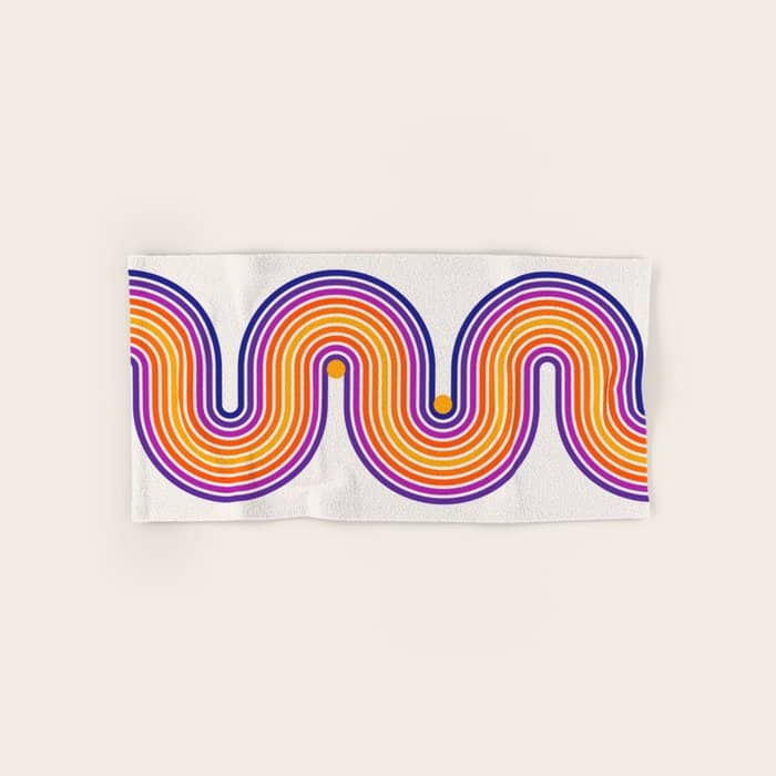 The Groove: Retro 80s Edition Bath Towel