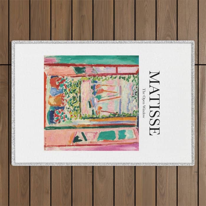 The Open Window By Henri Matisse - Artwork Design Outdoor Rug