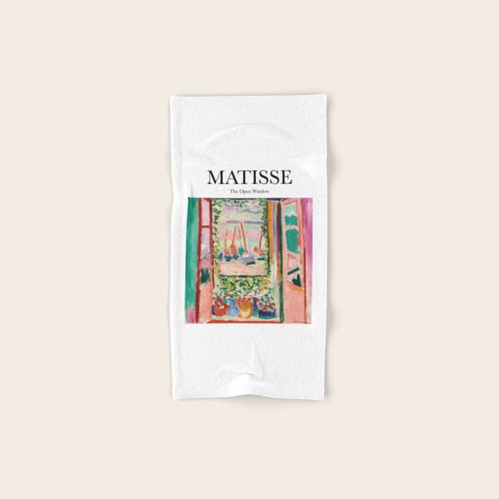 The Open Window By Henri Matisse - Artwork Design Bath Towel