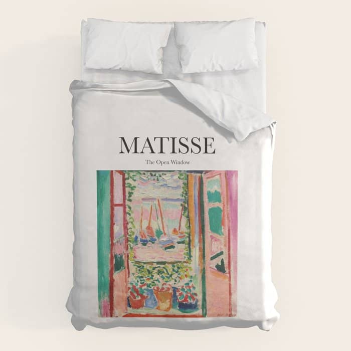The Open Window By Henri Matisse - Artwork Design Duvet Cover