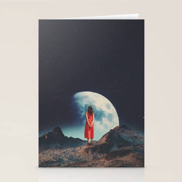 I Am Here Waiting For You Stationery Card