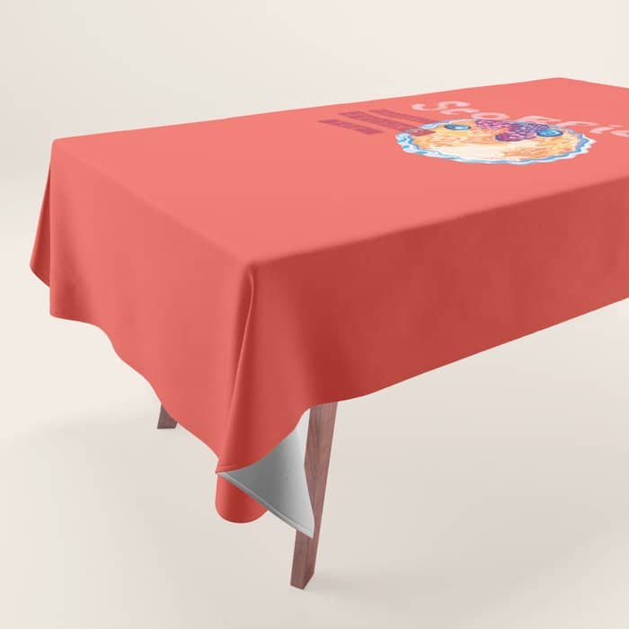 Scorpio Mood In Tomato Red | Zodiac Series Tablecloth