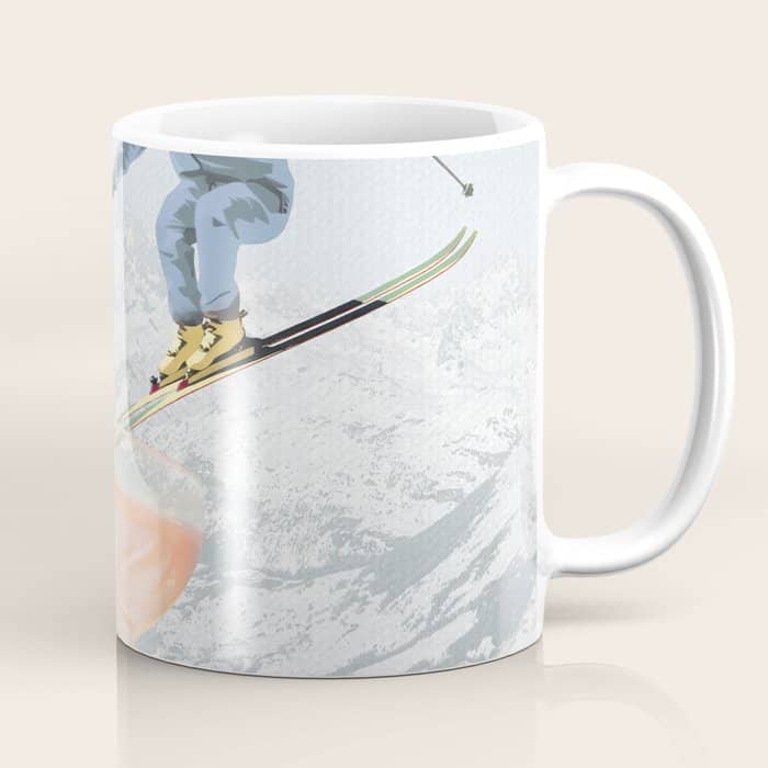 Apres Ski Cocktail Collage Winter Edition Coffee Mug