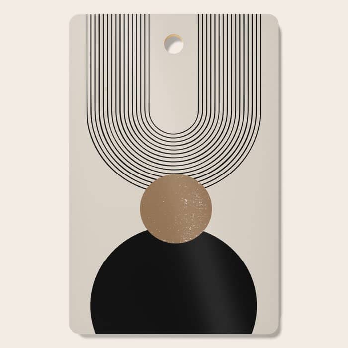 Mid Century Modern Abstract Art 10 Cutting Board