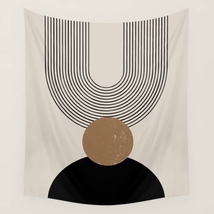 Mid Century Modern Abstract Art 10 Wall Tapestry