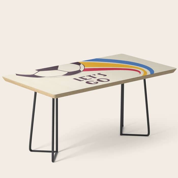 Let'S Go - Soccer Illustration Coffee Table