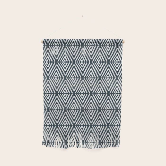 Stacked Arrows Navy And White Wall Hanging