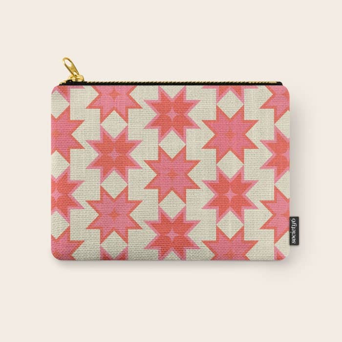 Celestial Winter Quilt Pattern Carry All Pouch