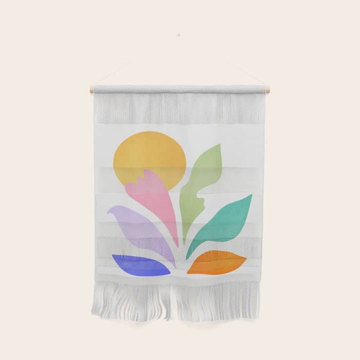 Sun & Leaves: Matisse Pastel Series 04 Wall Hanging